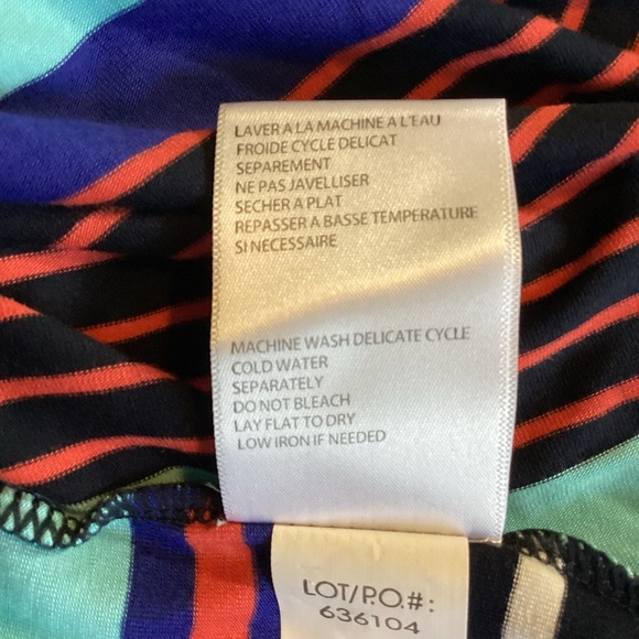 Tribal Multi-Color Striped Maxi Dress Size XL - Picture 7 of 7